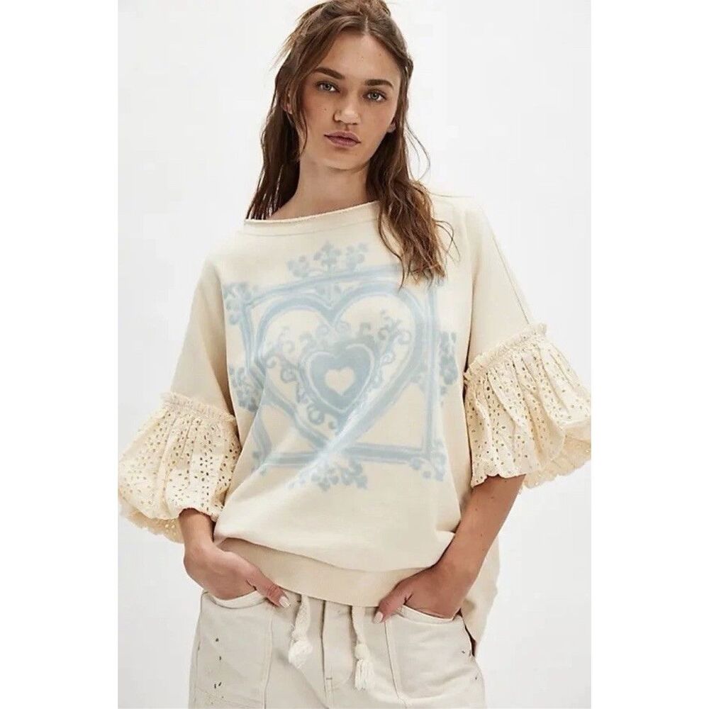 Free People Doily Sweatshirt